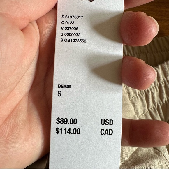 Urban Outfitters Jayden High Waisted Straight Leg Cargo Pants New Womens Small - Picture 11 of 12